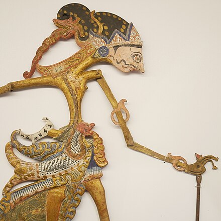 Wayang klithik puppet of Raden Damar Wulan―the hero of Majapahit kingdom