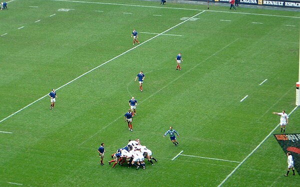 France playing England on 2 March 2002