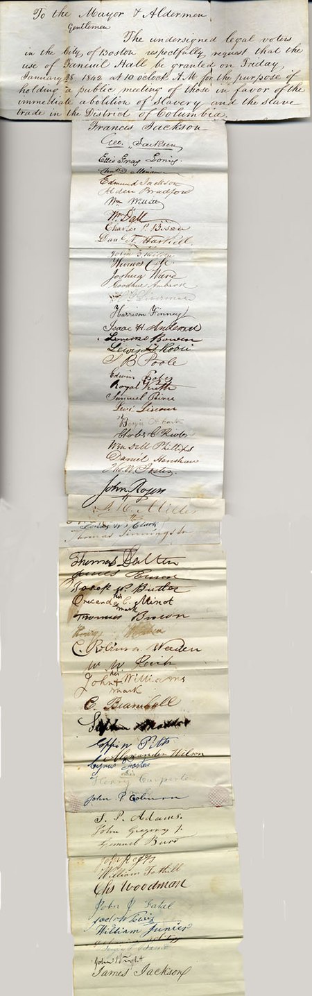 1842 FrancisJackson petition 1 Boston CityArchives.jpg