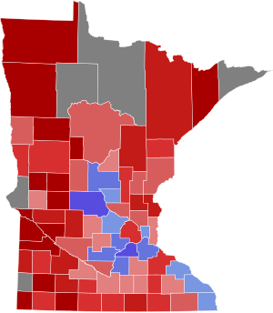 1875 Minnesota gubernatorial election results map by county.svg