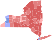 1970 election results by county 1970 New York gubernatorial election results map by county.svg