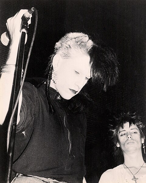 File:1983 live photo Christian Death Rozz Williams Johnnie Sage.jpg