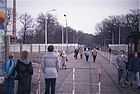 Grenzübergang Puschkinallee Dezember 1989