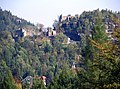 Oybin castle and monastery ruins with mountain cemetery (entity)