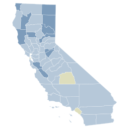 2010 California Proposition 14 results map by county.svg