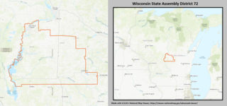 <span class="mw-page-title-main">Wisconsin's 72nd Assembly district</span> American legislative district in central Wisconsin