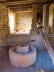 Olivenfabrikk i Volubilis