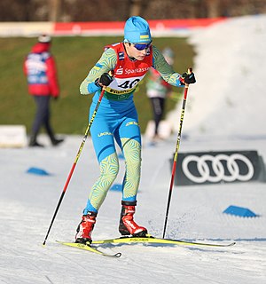 Yuliia Krol Ukrainian cross country skier