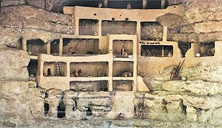 A diorama of what the castle would have looked like when it was in use 2021 Montezuma Castle Diorama.jpg