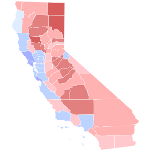 Results by county
Schiff
20-30%
30-40%
40-50%
Garvey
30-40%
40-50%
50-60%
60-70% 2024 United States Senate special primary election in California results map by county.svg