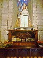 Vierge à l'Enfant, statue de Notre-Dame-de- Délivrance et ses ex-voto.