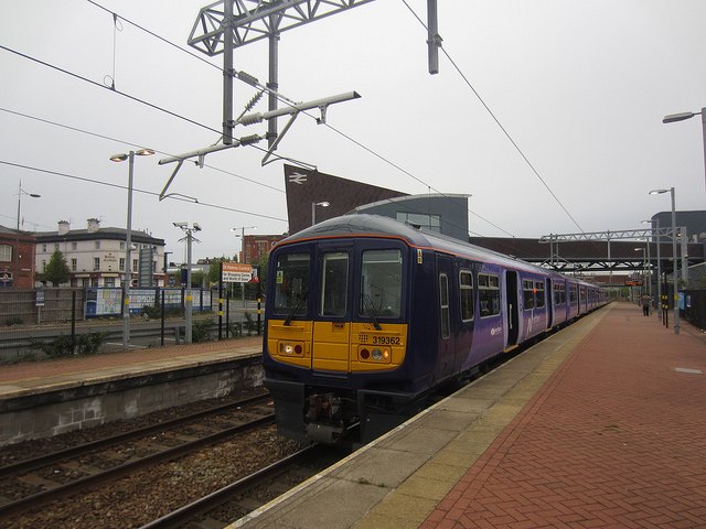 Northern Electrics 319362 'Northern Powerhouse' at St. Helens Central, May 2015