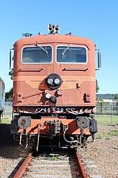 Preserved 4638 at Broadmeadow Locomotive Depot in July 2013 4638 end.JPG