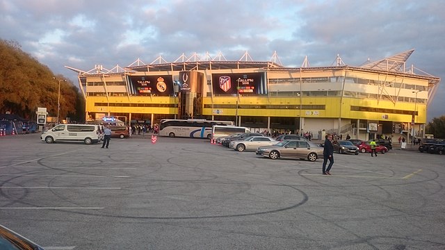 The Lilleküla Stadium in Tallinn
