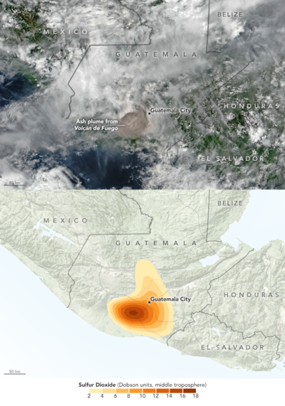 Erupción del volcán de Fuego de 2018