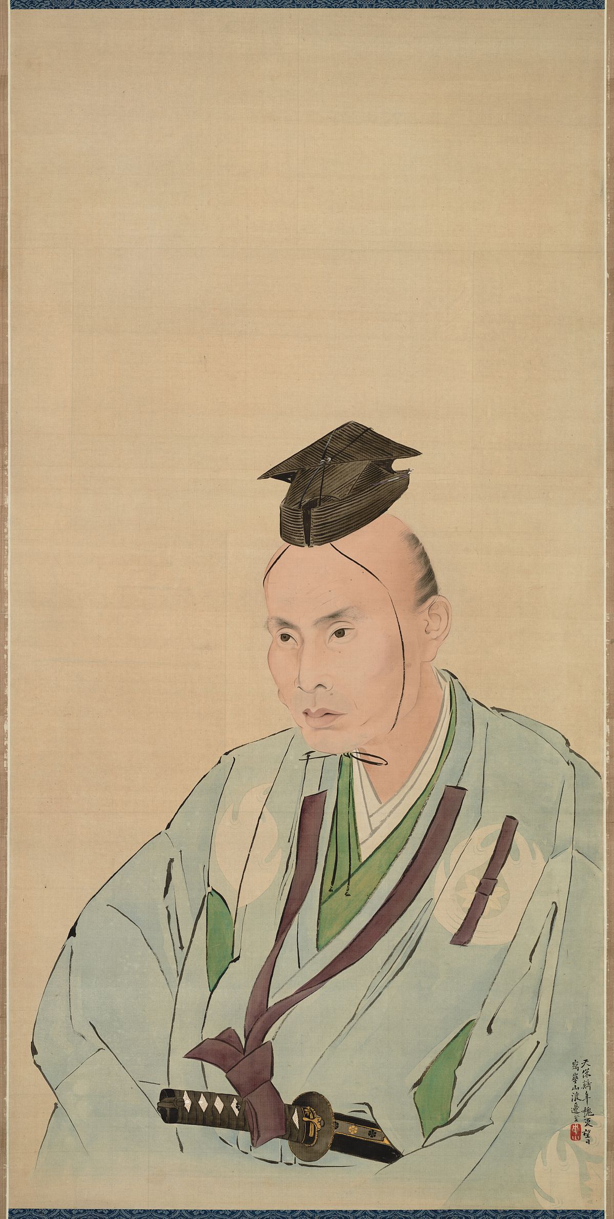File:A portrait of Takami Senseki by Watanabe Kazan.jpg - 维基百科 