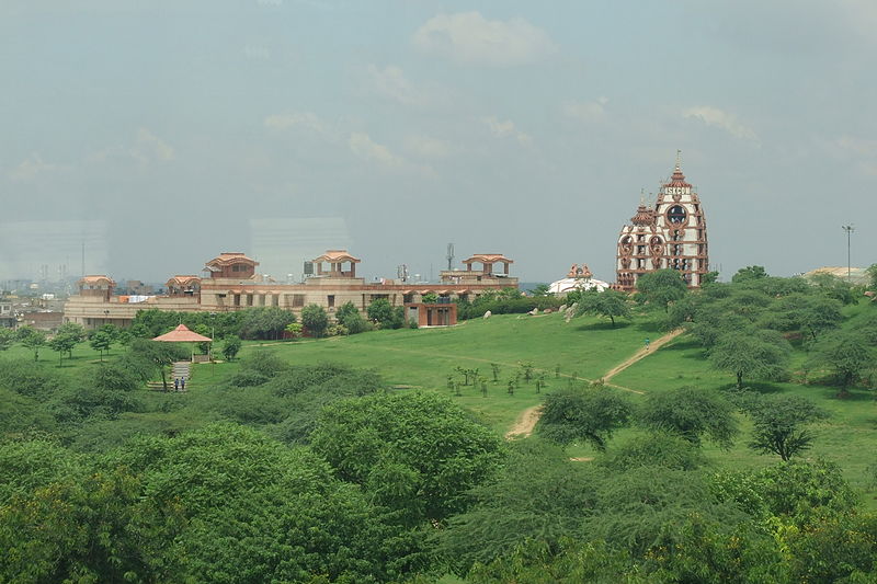 File:Aartha-Kunj-park-and-ISKCON-temple-2.JPG