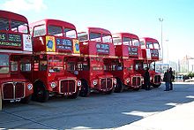 Last built RML2760 with prototypes RM1, RM2 & RML3 at Acton in March 2002 Acton Depot March 2002 2.JPG