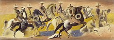 Advance Guard of the West (mural study, New Rockford, North Dakota Post Office).jpg