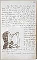 Alice drinks to grow taller - Alice's Adventures Under Ground (1862-1864), f.19 - BL Add MS 46700.jpg