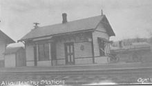 Allamuchy Station in 1918 Allamuchy Station.jpg