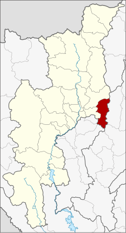 District location in Chiang Mai Province