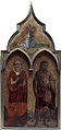 San Girolamo e San Giovanni Battista, nella cuspide San Gabriele arcangelo annunciante