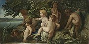 Badende Kinder, 1864