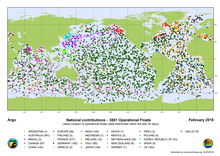 Argo floats in Feb. 2018 colour coded by country.png