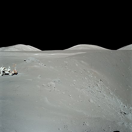 Humans explore the lunar surface