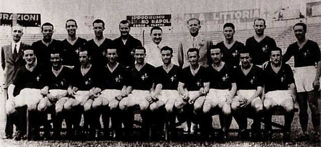 The Roma of the first scudetto in 1942