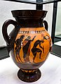 Attic black-figure belly-amphora - ABV extra - warrior arming - Fiesole MCA - 01