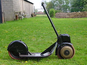 The Autoped was one of the first powered scooters