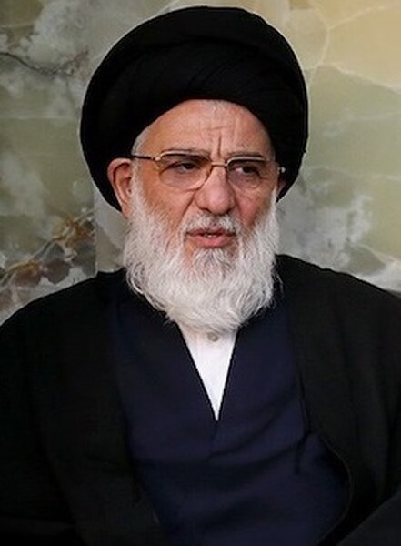 Image: Ayatollah Mahmoud Hashemi Shahroudi in Qom(cropped)