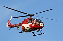 A Notarzt Bo 105C EMS helicopter