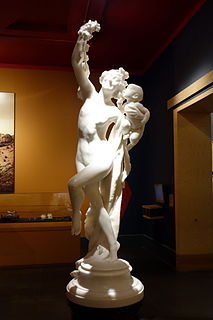 <i>Bacchante and Infant Faun</i> statue by Frederick William MacMonnies