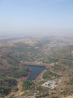 <span class="mw-page-title-main">Ghatghar Dam</span> Dam in chonde