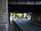 Bahnhofstrasse, view through the S-Bahn bridge