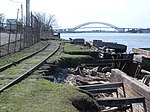 The abandoned North Shore Branch in 2010