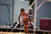 Deutsch: Beachhandball bei den Olympischen Jugendspielen 2018; Tag 3, 10. Oktober 2018; Mädchen, Vorrunde, Gruppe A - Kroatien-Amerikanisch Samos 2:0 English: Beach handball at the 2018 Summer Youth Olympics at 10 October 2018 – Girls Preliminary Round Group A‎ – Croatia-American Samoa 2:0