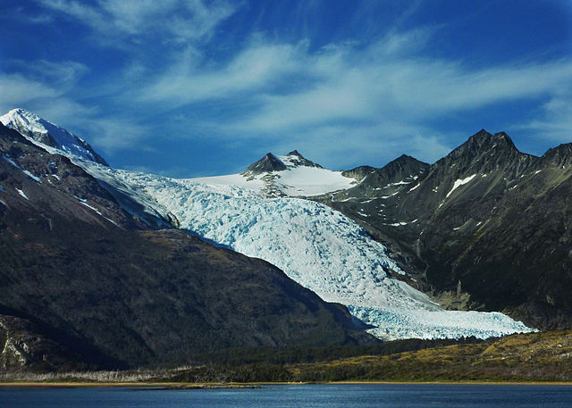 The movement of ice in a glacier is an example of creeping in solids