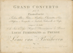 Vignette pour Concerto pour piano no 3 de Beethoven