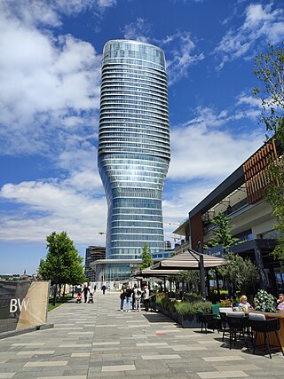 <span class="mw-page-title-main">Belgrade Tower</span> Skyscraper in Belgrade, Serbia