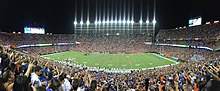 Fans sing and wave lighted phones during I Won't Back Down Ben Hill Griffin Stadium During "I Won't Back Down" Tradition (Texas A&M vs. Florida - October 14, 2017).jpg