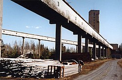 Die Mine in Blötberget im Jahr 1998