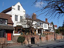 Black Swan publik rumah di Selatan Lane, Stratford-upon-Avon, Warwickshire.jpg