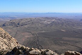 View from the Bridge Mountain to the West