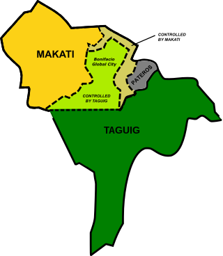<span class="mw-page-title-main">Fort Bonifacio boundary dispute</span> Disputed area in the Philippines