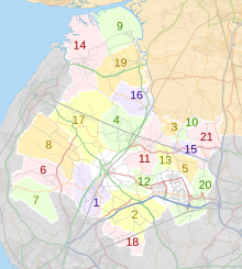 Civil parishes in West Lancashire