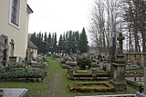 hřbitov kolem kostela